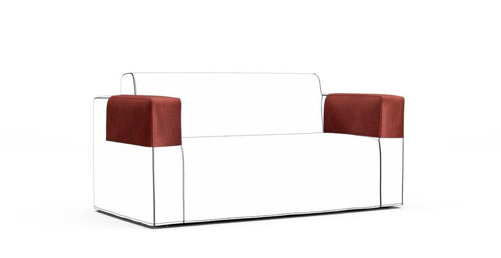 Klobo Armrest Protector Covers — Add On - Signature Velvet Sunset