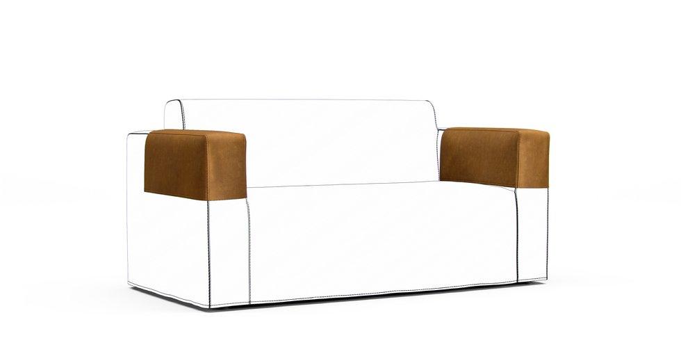 Klobo Armrest Protector Covers — Add On - Signature Velvet Caramel