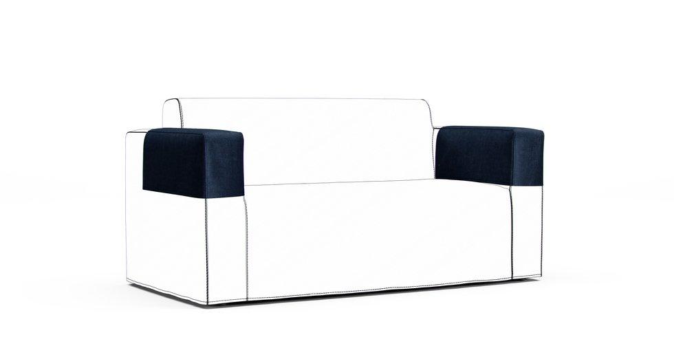 Klobo Armrest Protector Covers — Add On - Signature Velvet Midnight