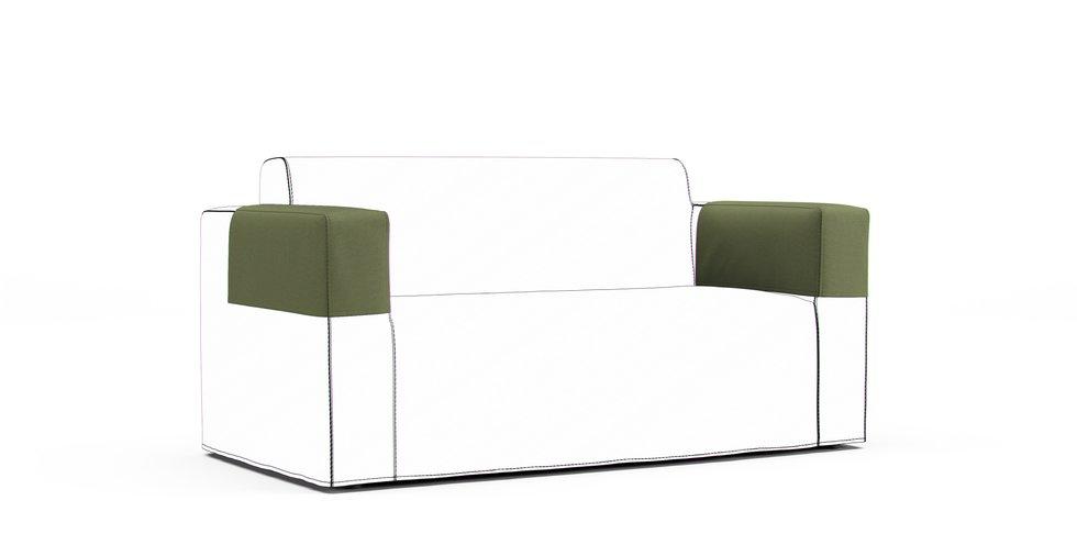 Klobo Armrest Protector Covers — Add On - Care+ Canvas Sage