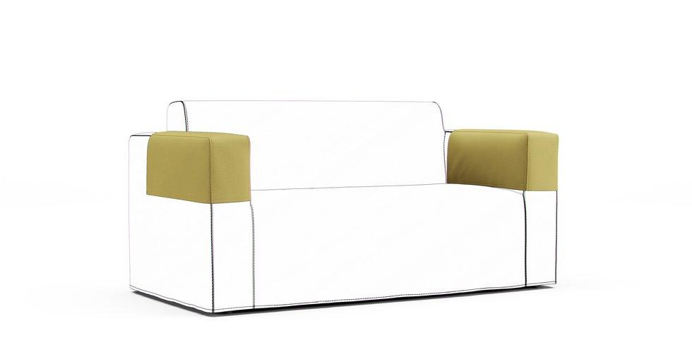 Klobo Armrest Protector Covers - Care+ Tweed Amber