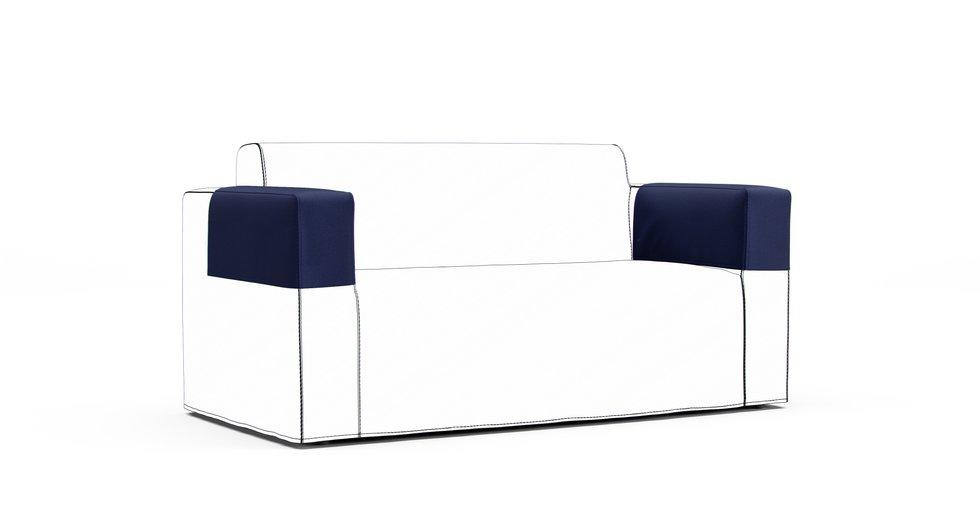 Klobo Armrest Protector Covers — Add On - Everyday Cotton Navy