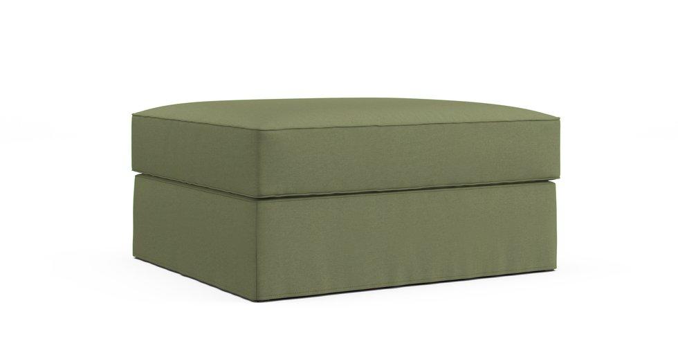 Kramfors Footstool Cover - Care+ Canvas Sage