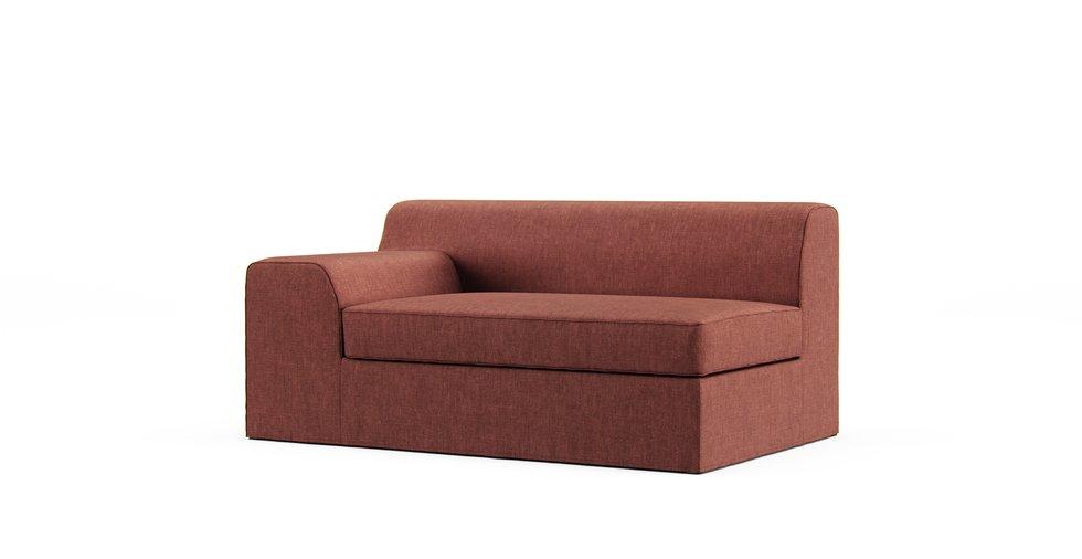 Kramfors 2 Seater 1 Armrest Sofa Cover - Care+ Tweed Sunset
