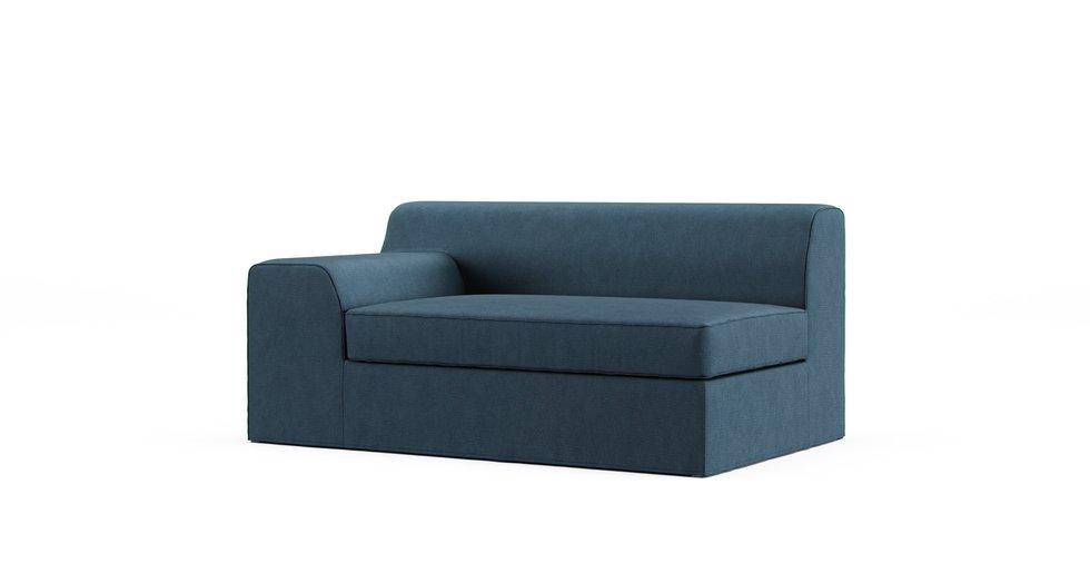 Kramfors 2 Seater 1 Armrest Sofa Cover - Care+ Tweed Teal