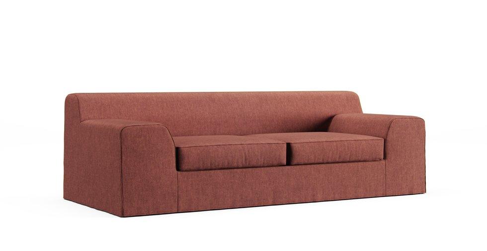 Kramfors 3 Seater Sofa Cover - Care+ Tweed Sunset