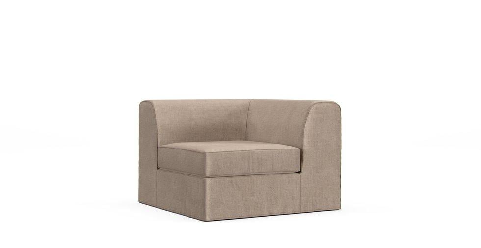 Mod Basketweave Flax