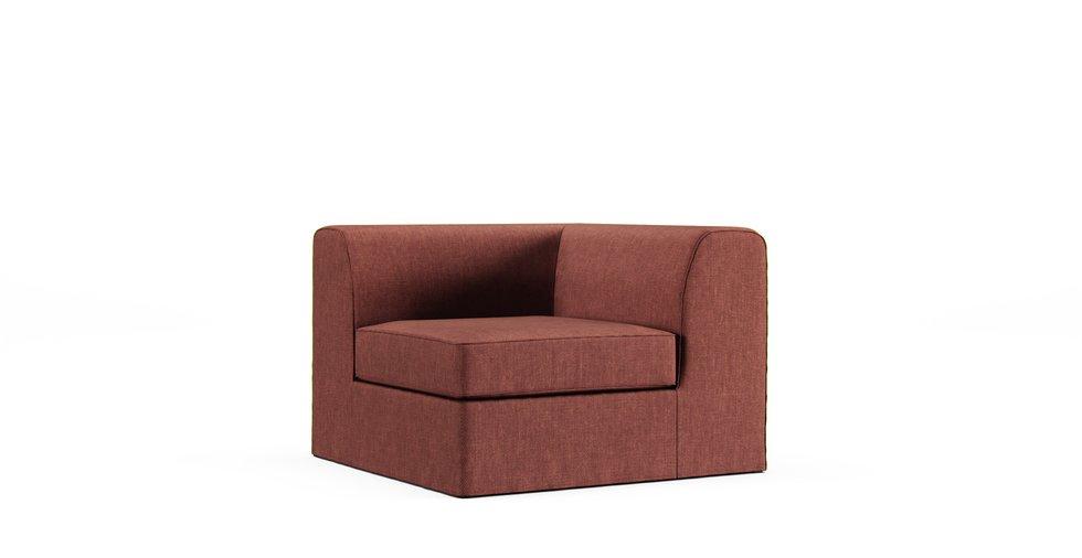 Kramfors Corner Unit Cover - Care+ Tweed Sunset