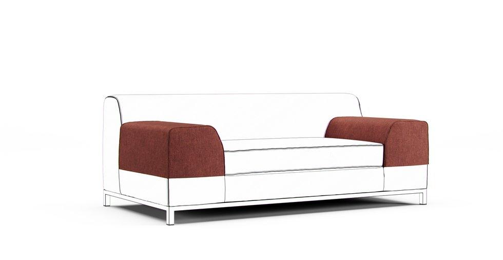 Kramfors Armrest Protector Covers - Care+ Tweed Sunset