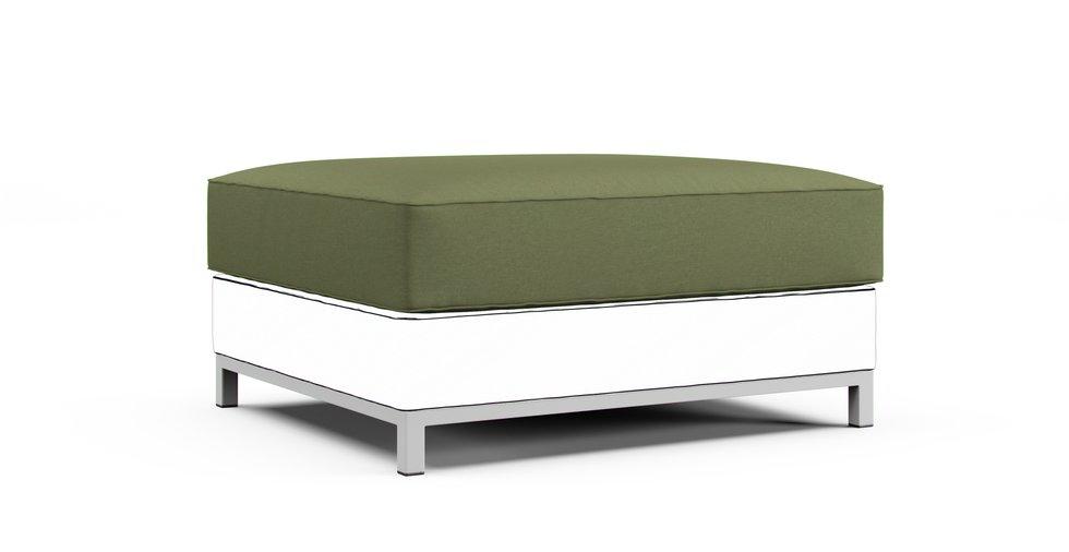 Kramfors Footstool Cushion Cover Only - Care+ Canvas Sage