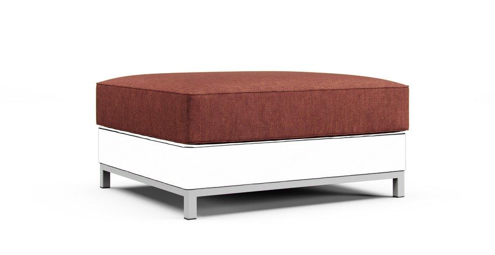 Kramfors Footstool Cushion Cover Only - Care+ Tweed Sunset