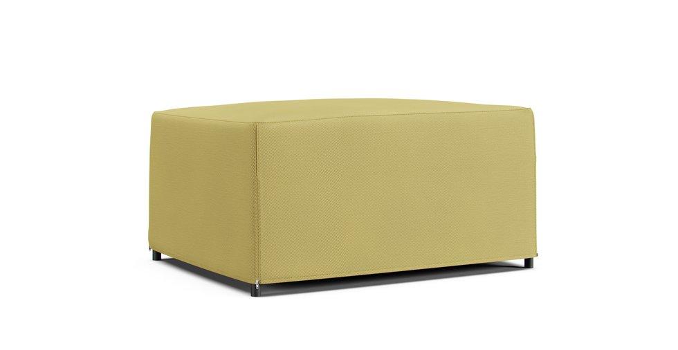 Kungshamn Footstool Module Slipcover - Care+ Tweed Amber