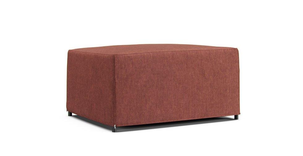 Kungshamn Footstool Module Slipcover - Care+ Tweed Sunset