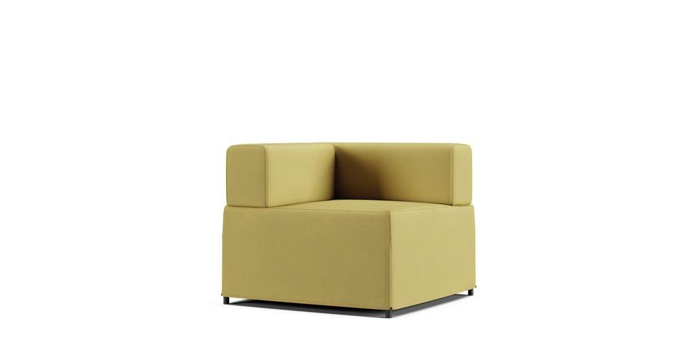 Kungshamn Corner Module Slipcover - Care+ Tweed Amber