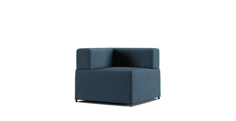 Kungshamn Corner Module Slipcover - Care+ Tweed Teal