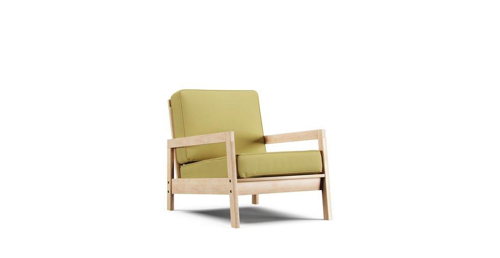 Lillberg Armchair Cover - Care+ Tweed Amber