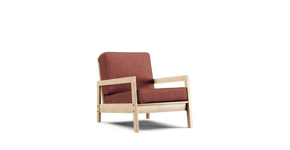 Lillberg Armchair Cover - Care+ Tweed Sunset