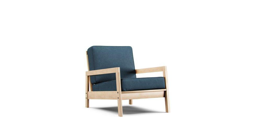 Lillberg Armchair Cover - Care+ Tweed Teal