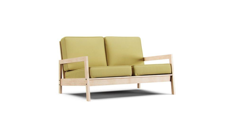 Lillberg 2 Seater Sofa Cover - Care+ Tweed Amber