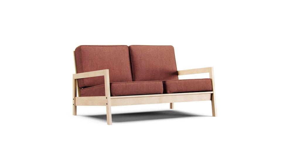 Lillberg 2 Seater Sofa Cover - Care+ Tweed Sunset