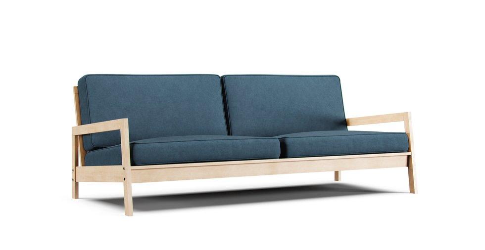 Lillberg Sofa Bed Cover - Care+ Tweed Teal