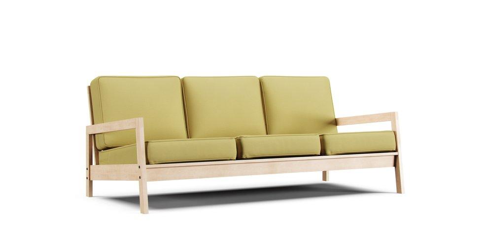 Lillberg 3 Seater Sofa Cover - Care+ Tweed Amber