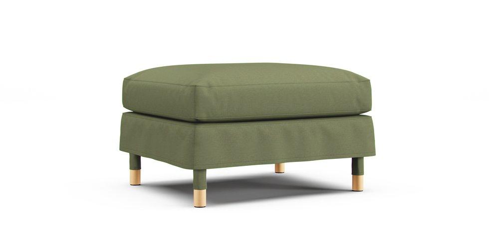 Landskrona Footstool Cover - Care+ Canvas Sage