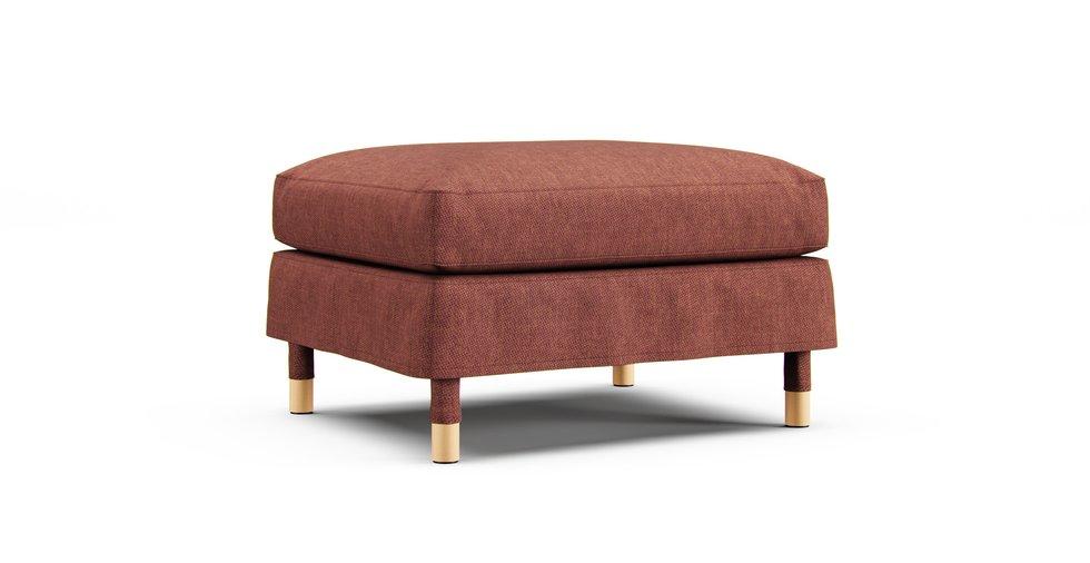 Landskrona Footstool Cover - Care+ Tweed Sunset
