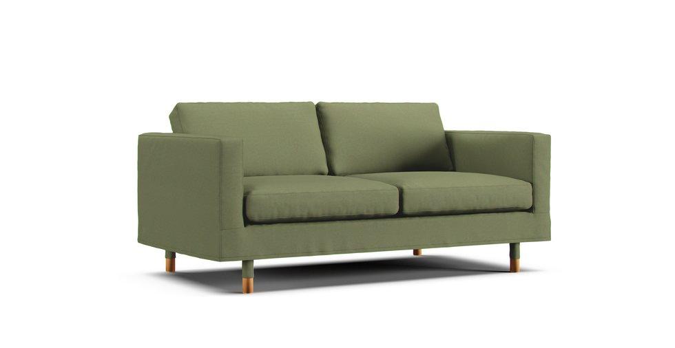 Landskrona 2-seat Sofa Cover - Care+ Canvas Sage