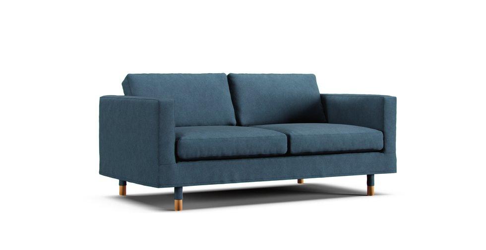 Landskrona 2-seat Sofa Cover - Care+ Tweed Teal