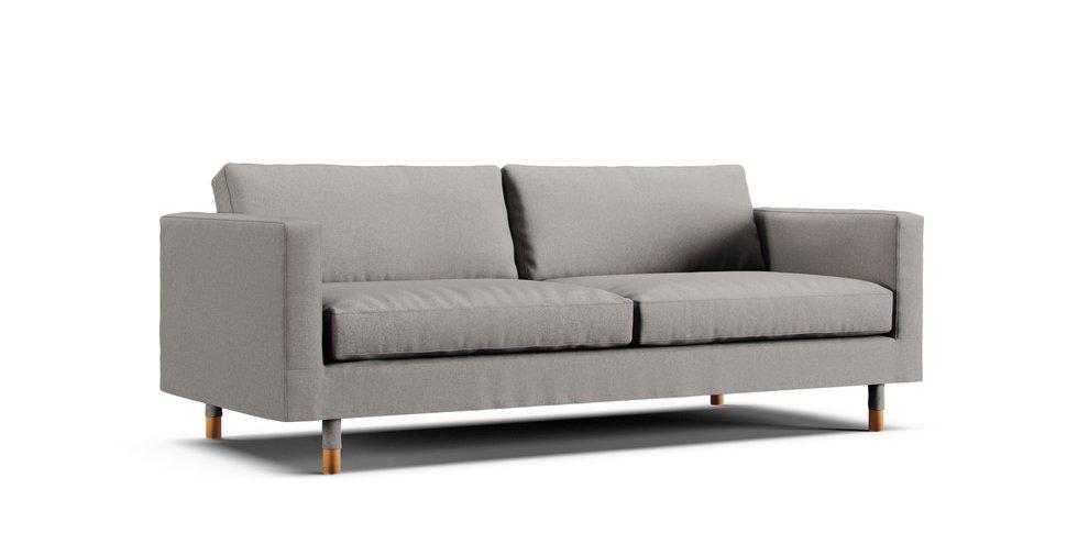 Landskrona 3-seat Sofa Cover - Care+ Canvas Ash