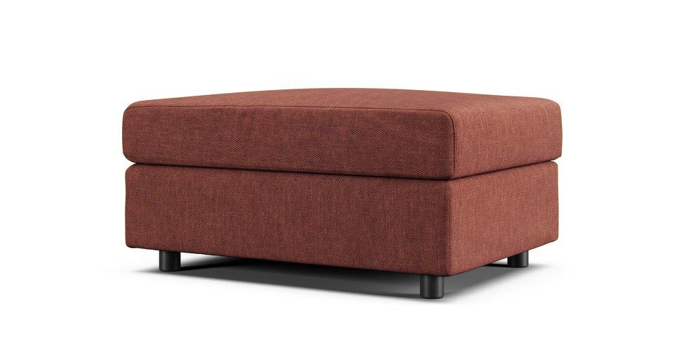 Lidhult Open End Section With Storage Cover - Care+ Tweed Sunset