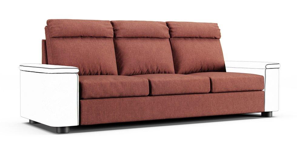 Lidhult 3 Seat Section Cover - Care+ Tweed Sunset