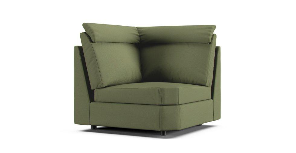 Lidhult Corner Section Cover - Care+ Canvas Sage