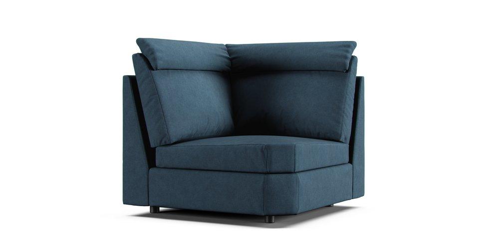 Lidhult Corner Section Cover - Care+ Tweed Teal