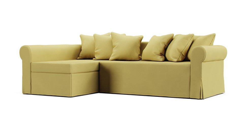 Moheda Sofa Bed Chaise Cover - Care+ Tweed Amber