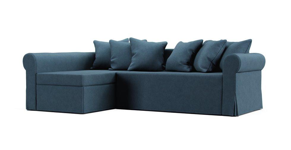 Moheda Sofa Bed Chaise Cover - Care+ Tweed Teal