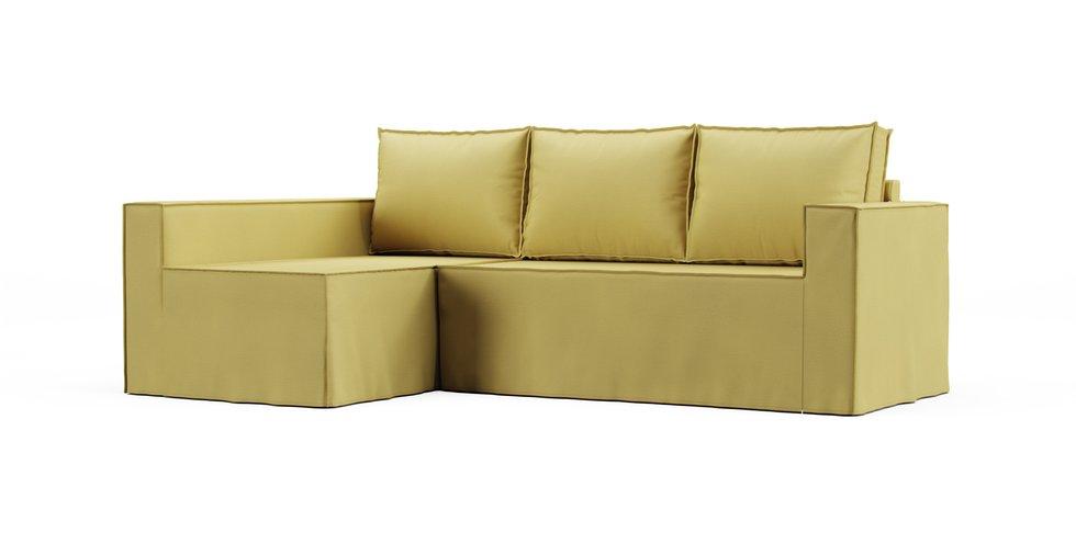 Manstad Sofa Bed Cover - Care+ Tweed Amber