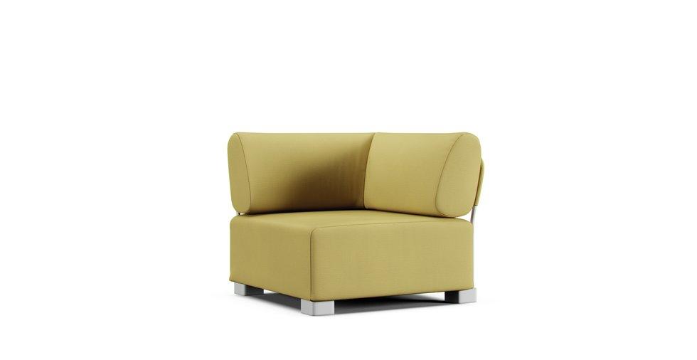 Mysinge Corner Module Sofa Cover - Care+ Tweed Amber