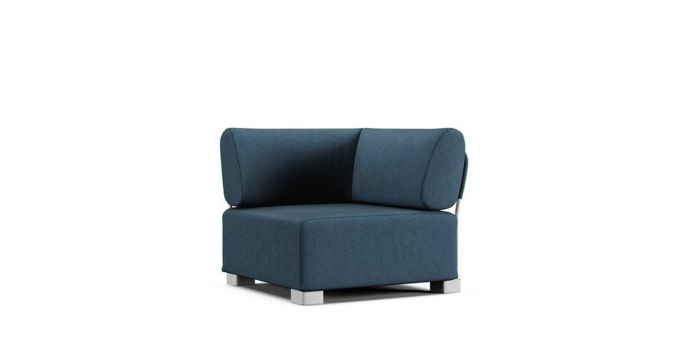 Mysinge Corner Module Sofa Cover - Care+ Tweed Teal