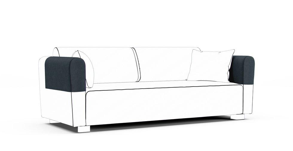 Mysinge Armrest Protector Covers — Add On - Everyday Weave Teal