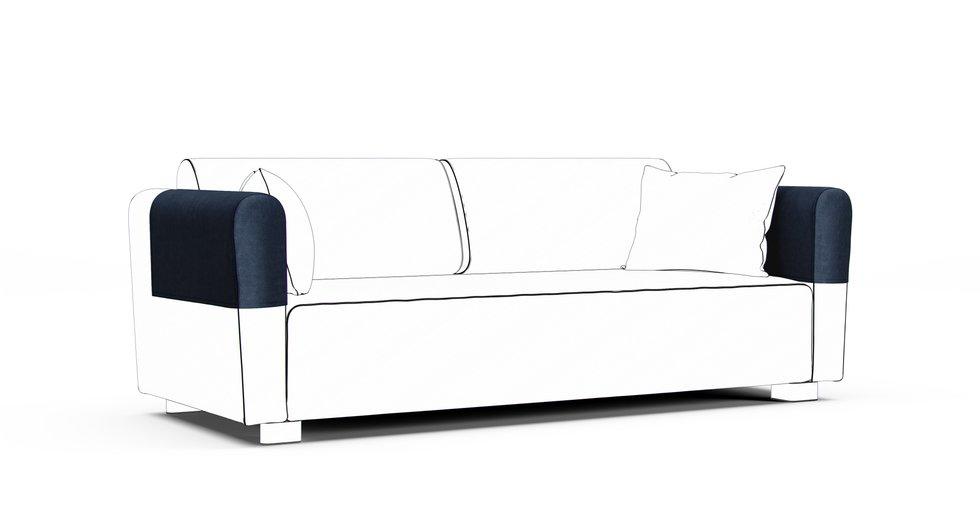 Mysinge Armrest Protector Covers — Add On - Signature Velvet Midnight