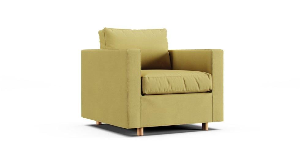 Morabo Armchair Cover - Care+ Tweed Amber