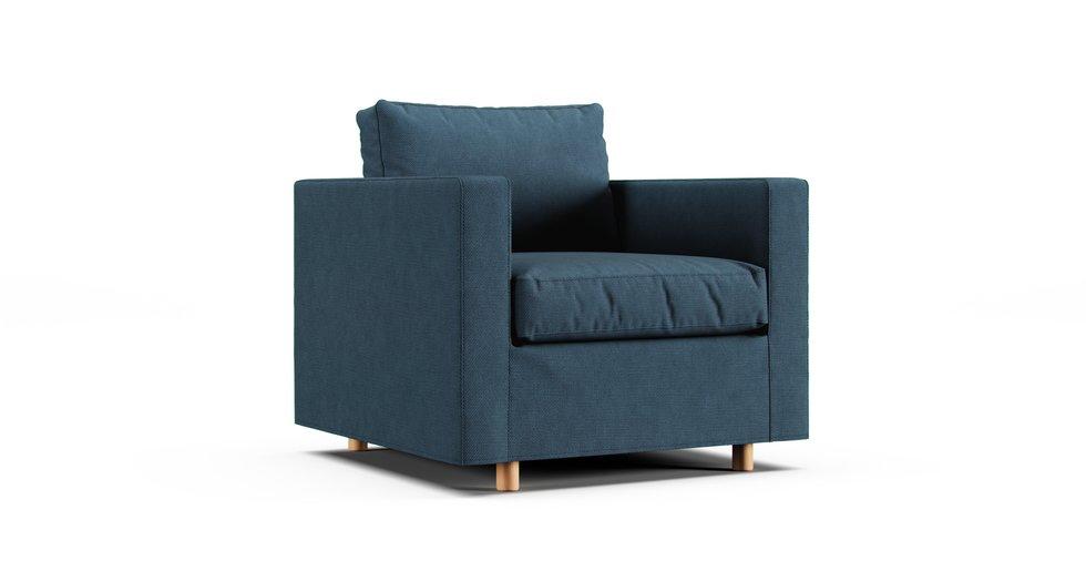 Morabo Armchair Cover - Care+ Tweed Teal