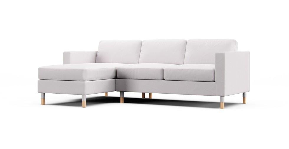 Morabo Sofa with Chaise Cover - Everyday Cotton Pebble