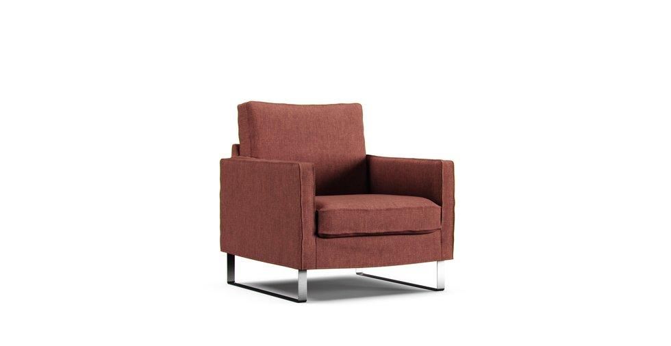 Mellby Armchair Cover - Care+ Tweed Sunset