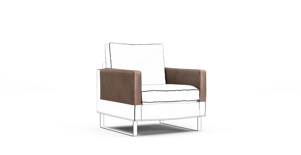 Mellby Armrest Protector Covers — Add On - Signature Velvet Hazel