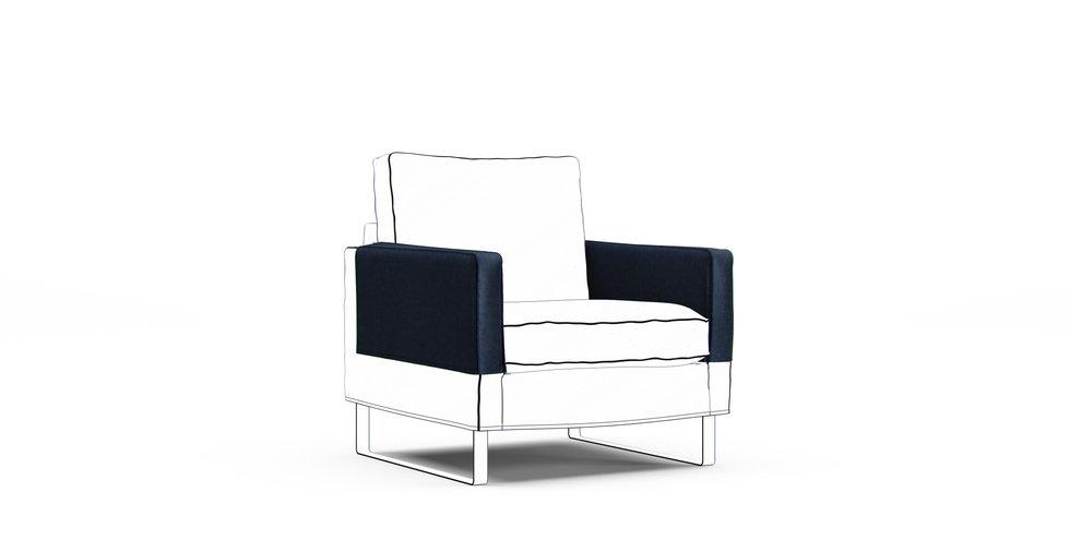 Mellby Armrest Protector Covers — Add On - Signature Velvet Midnight