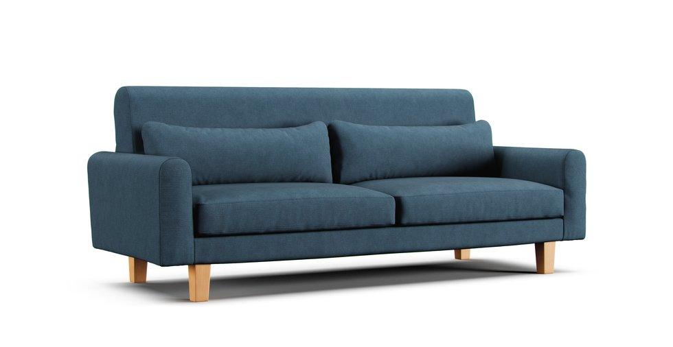 Nikkala 3 Seater Sofa Cover - Care+ Tweed Teal