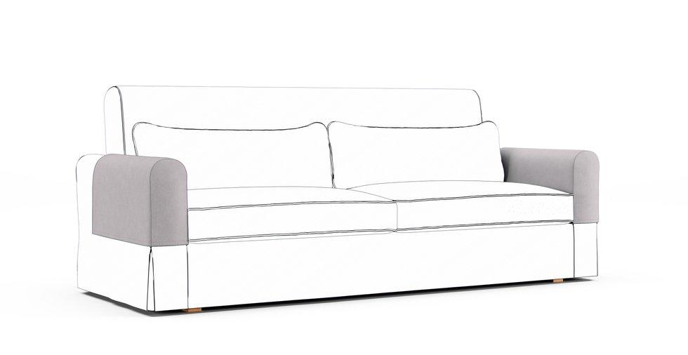 Nikkala Armrest Protector Covers — Add On - Everyday Weave Pebble